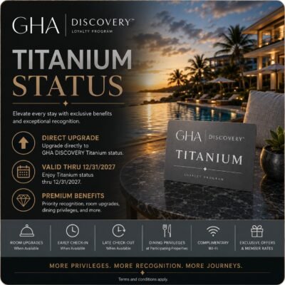 GHA DISCOVERY Titanium Status - 12/31/2027