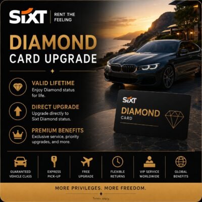 Lifetime Sixt Diamond Card Upgrade 2026