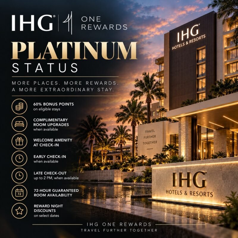 IHG One Rewards Platinum Elite status